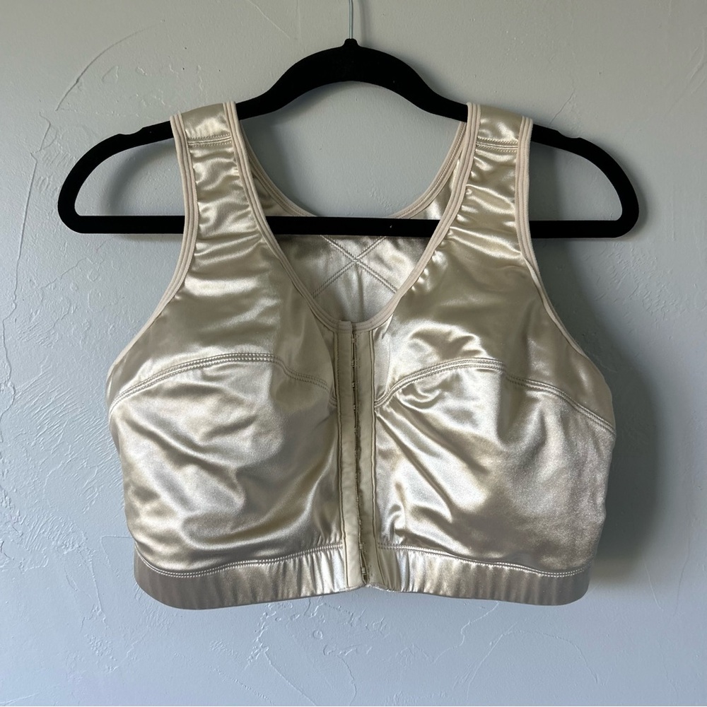 Enell Sport High Impact Sports Bra Tan Size 4 Activewear Gym Workout Running